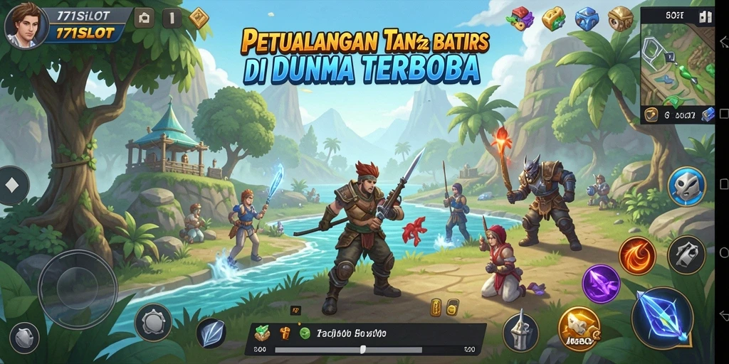 Tampilan gameplay Open World di 171SLOT yang memukau.