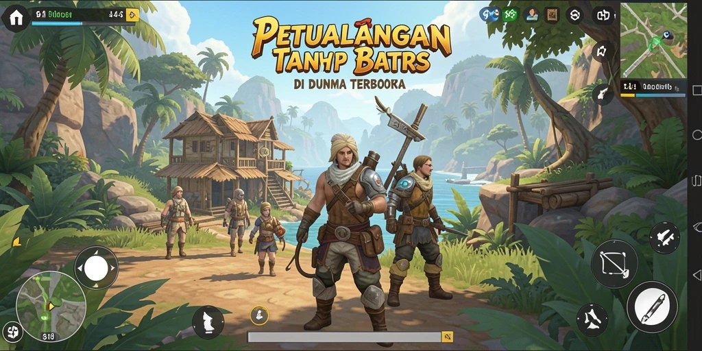 Gameplay Open World yang menarik dan luas dalam 3446.