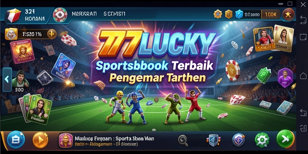 Tampilan menarik dari gameplay Sportsbook 777LUCKY.