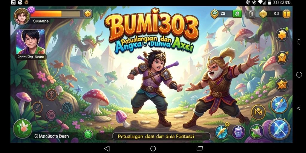 Gameplay ARPG yang menarik dan penuh aksi dalam BUMI303.