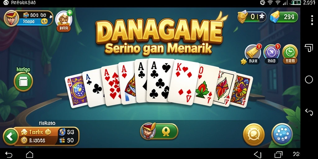 Tampilan menarik gameplay Domino di DANAGAME.