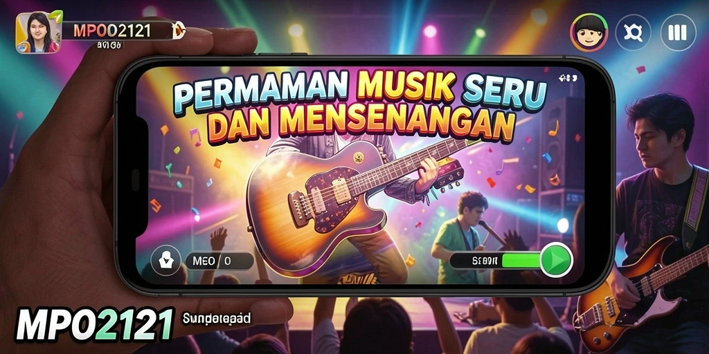 Gameplay seru dengan berbagai pilihan lagu untuk dimainkan.