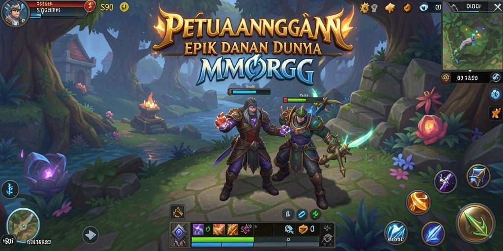 Screenshot S80 menunjukkan aksi bertempur yang mendebarkan dalam dunia MMORPG.