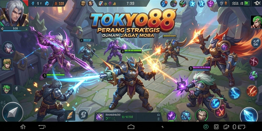 Gameplay seru TOKYO88 dengan pertempuran tim yang strategis.